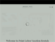 Tablet Screenshot of pointlobosrentals.com